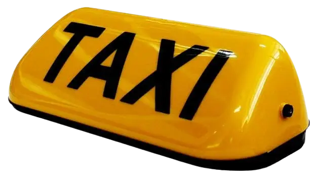 Lampa Taxi  czyli „kogut taxi” lub „szpakówka” w kolorze żółtym